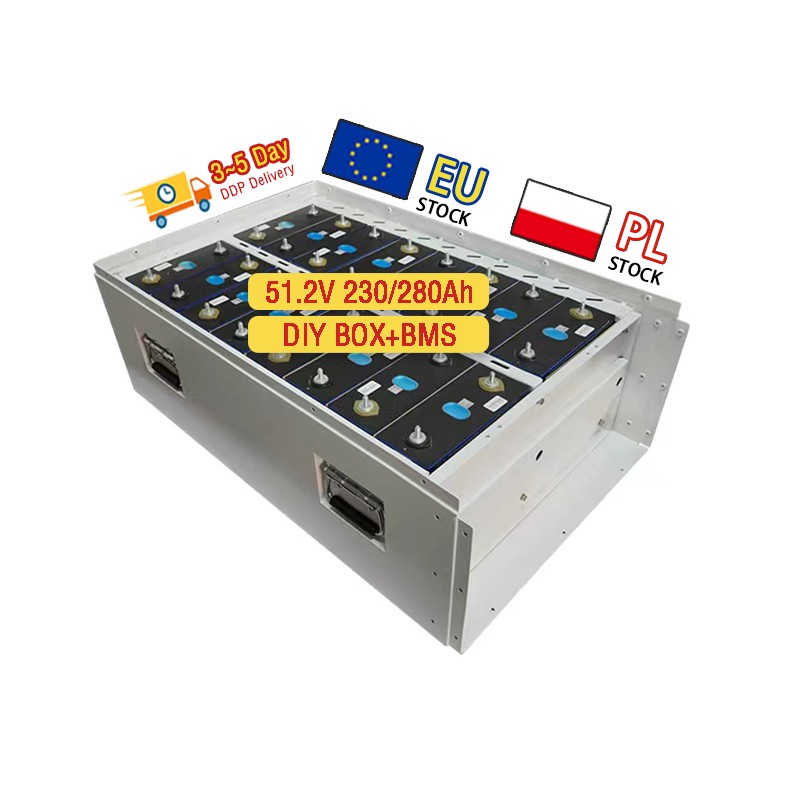 48V 16S LiFePo4 Battery BOX With Bluetooth 200A BMS For Power Storage
