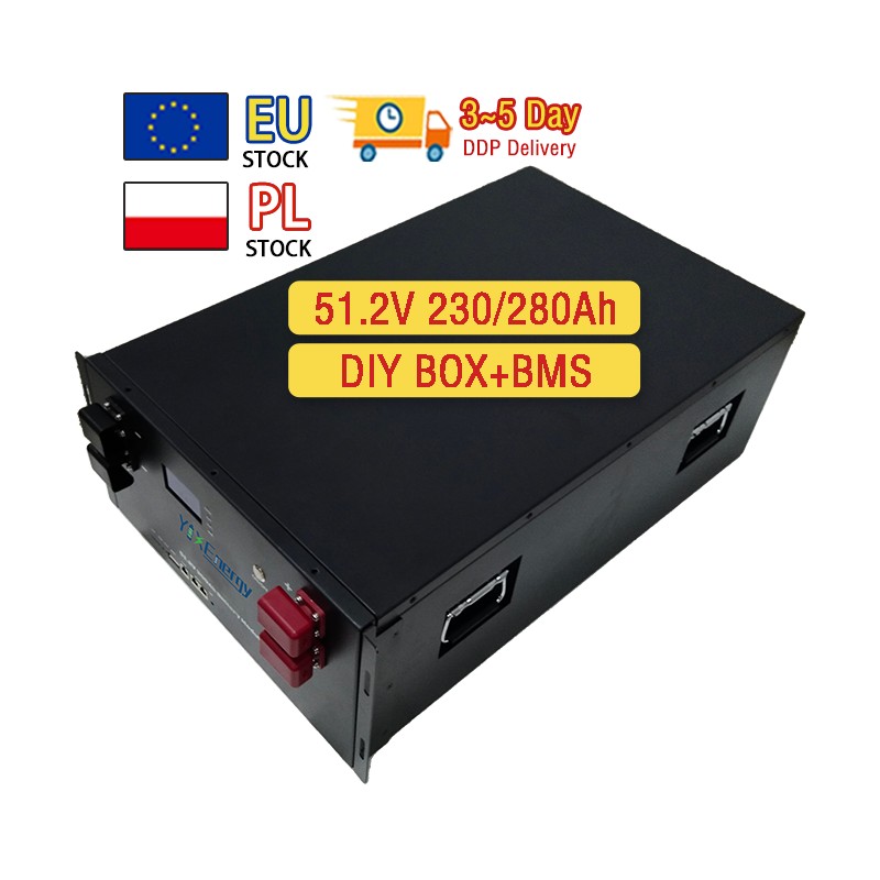 48V 16S LiFePo4 Battery BOX With Bluetooth 200A BMS For Power Storage – Bild 5