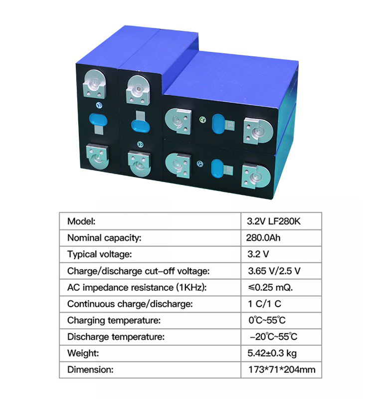 3.2V EVE 280Ah Cell Lithium Phosphate LiFePO4 Battery – Bild 5