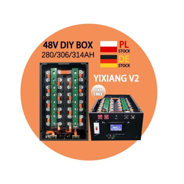 YIXIANG V2 DIY JK 200A BMS LifePo4 280Ah Metal Battery Case